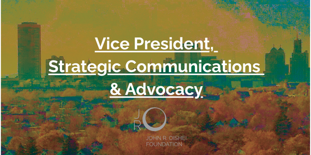 Vice President, Strategic Communications & Advocacy - Search Closed